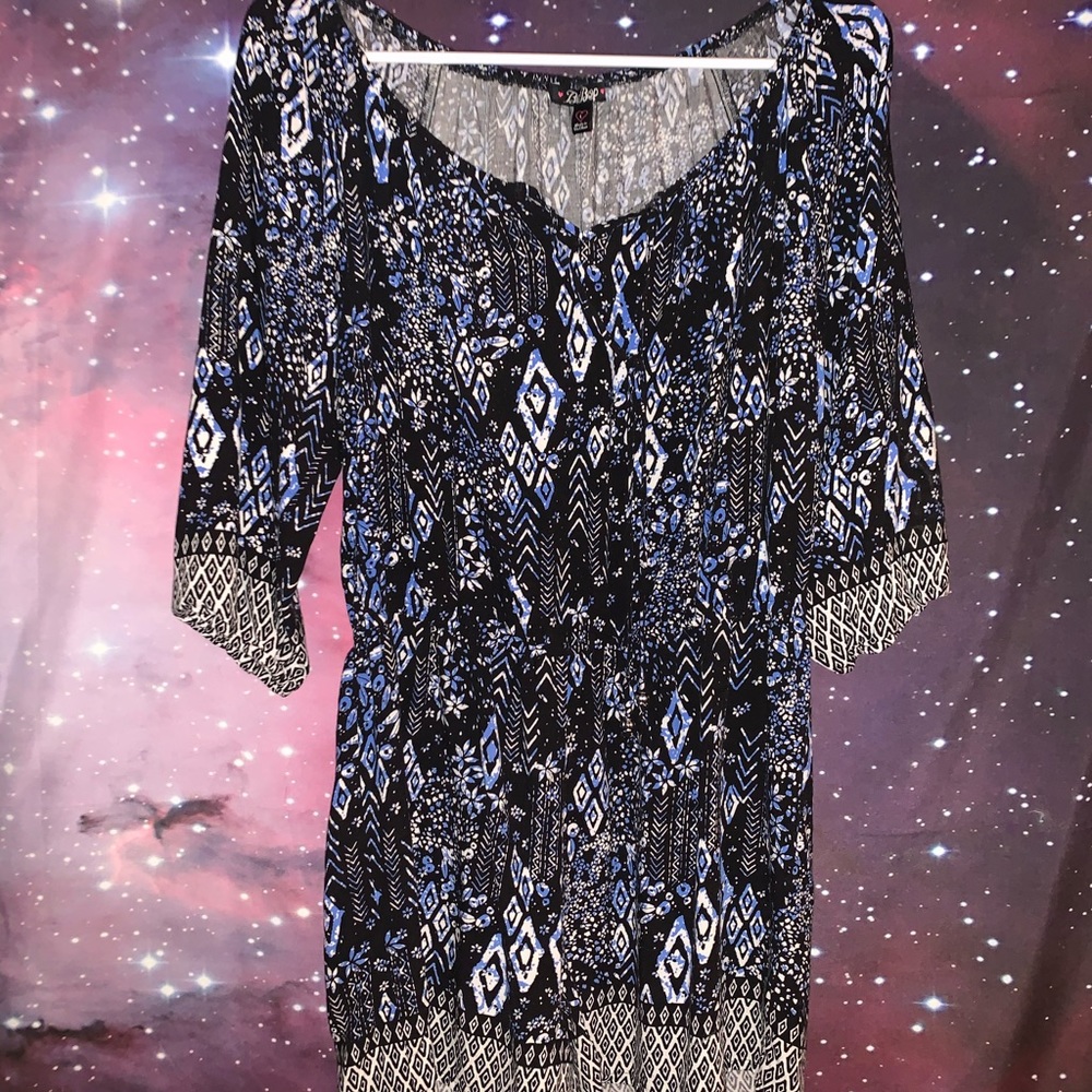 Mid sleeve romper
